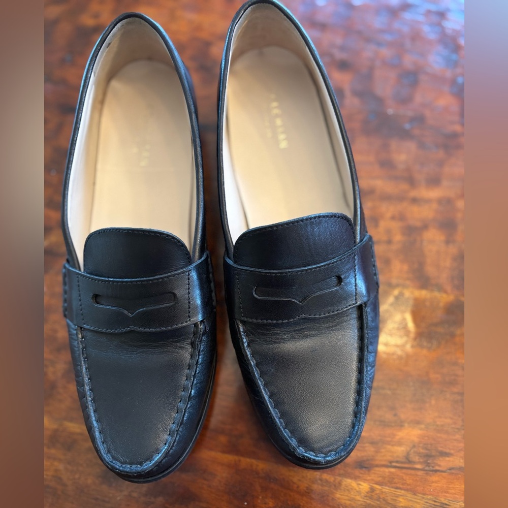 Cole Haan Classic Black Leather Loafers